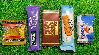 ASMR Colorful Crunchy Candy 🍬 Rainbow Lollipop & Chocolate Eating Sounds