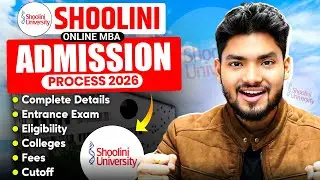Shoolini University ONLINE MBA Admission 2026 (100% Placement)