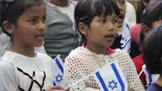 Bnei Menashe kids sing Heveinu Shalom in Tzefat
