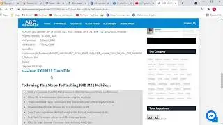 KXD M21 Flash File SC6531E Tested And Download By Frphubs