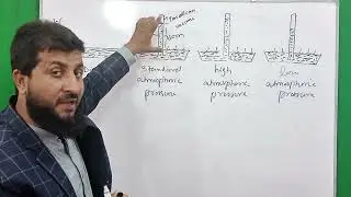 measurement of atmospheric pressure class 9 | mercury barometer