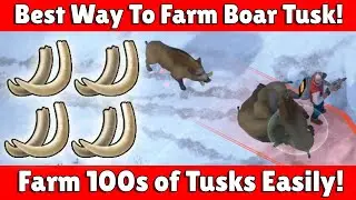 Best & Easiest Way To Farm 100's of Boar Tusk For Hunting Grounds Event In Last Day On Earth!