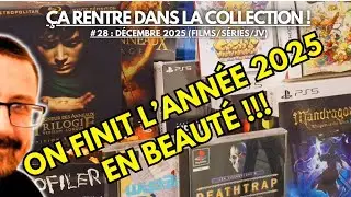 &Ccedil;A RENTRE DANS LA COLLECTION ! #28 : D&eacute;cembre 2025 (Films/S&eacute;ries/JV) ON FINIT L&rsquo;ANN&Eacute;E EN BEAUT&Eacute; ! 🤩🥳