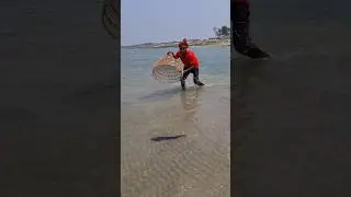 Fishing in polo trap #fishing #bamboo #trap