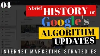 Google's Major Algorithm Updates | SEO part 2 - Internet Marketing Strategies [4]