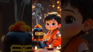 Har har Mahadev Status Videos 🥰 Cute baby Voice record #shortvide #shorts #goodmorning #mahadev #new