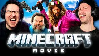 OUR FIRST TIME WATCHING *A MINECRAFT MOVIE* | Group Movie Reaction