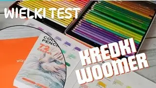 KREDKI WOOMER ??🖍 Wielki test nowych kredek! 72 kolory | Genialne kredki? Sprawdźmy to!!🤩