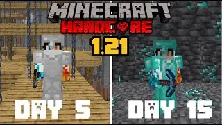I Survived 15 Days so far in 1.21 Minecraft Hardcore..