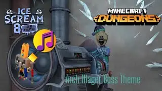 Minecraft Dungeons Arch Illager Boss Theme in Ice Scream 8 Final Chapter Rod Boss Fight