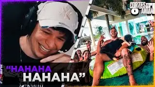 ARUAN REAGE A ESTÁ ABERTA A 8°TEMPORADA DA CASA DO LAGO ! (RENATO GARCIA) - Cortes do Aruan