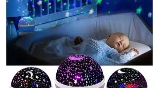 Baby star light Projector 🌌✨ Baby Toyshine Moon 🌙 light projector 🌌#babytoy 