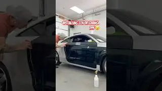 Color change Paint protection film installation on an Audi TT! #ppf #audi #cars