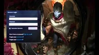 Leaked Jhin Login Screen