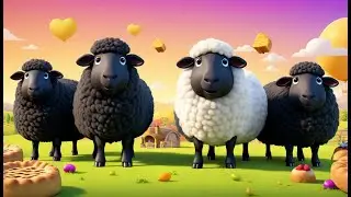 Baa Baa Black Sheep&rsquo;s Grocery Counting and Sharing Food | Fun Kids Learning Song & Nursery Rhyme