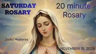 SATURDAY HOLY ROSARY 🌹 NOVEMBER 15, 2025 🌹 JOYFUL MYSTERIES OF THE ROSARY 🌹 @DailyRosaryJourney 🌹🌹🌹
