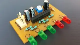 LB1403 5 LED VU Meter In DIY PCB 