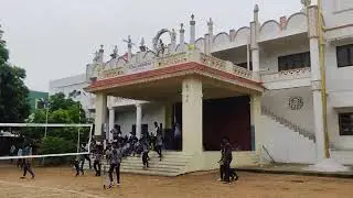 THE POPULAR ST PAUL'S SCHOOL VOLLEYBALL COURT TOUR KALADIPET CHENNAI