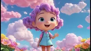 Five Little Clouds Playing Hide & Seek ☁️ | Nursery Rhymes for Kids & Baby Songs