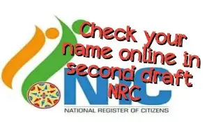 Check NRC second draft online