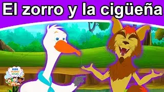 El zorro y la cigüeña (Fox And The Stork) Cuentos Infantiles | Cuentos de Hadas |Cuentos para Dormir
