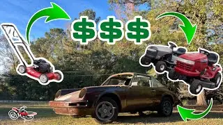 Flipping Lawnmowers to Afford to fix my Dream Car! (Ep:1)