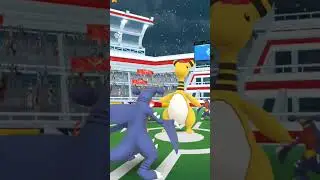 i heve catch mega ampharos 👍#pokemon go #shorts #Ash ketchum