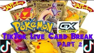Pick A Card: Pokemon GX Card Break (TikTok Live) Part 2- Pick A Card