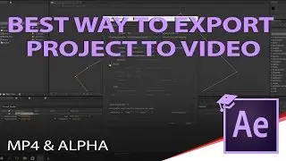 After Effects how to render with alpha channel