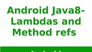 Android Tutorial 2019 - Android Java 8