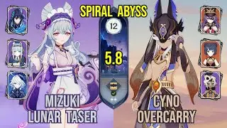 C0 Mizuki Lunar Taser + C0 Cyno Overcarry | Spiral Abyss 5.8 | Genshin Impact