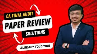 Audit Paper Analysis Jan'26 | Expected Marks & Key Observations