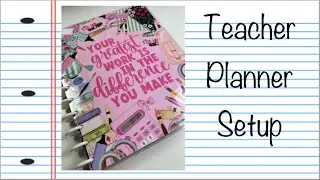 Teacher Planner// 2025-2026// Setup Flip Through