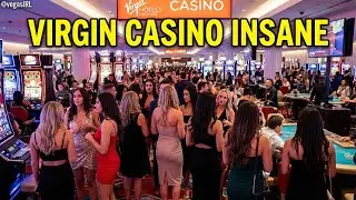 This Virgin Las Vegas casino floor is insane right now