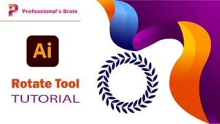 Adobe illustrator Rotate Tool |Graphic design tutorial| Adobe illustrator tutorial| Easy illustrator