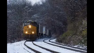 Fall and Early Winter on CSX's B&A | Late 2021