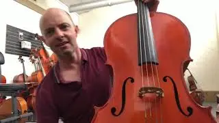 Сравнение виолончелей для клиента. 3/4 Шуман, виолончель, китайская виолончель и Глига III