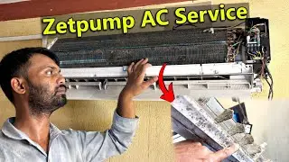 Deep Clean Zetpump Ac Service | Panasonic 1.5 Ton AC Service Video