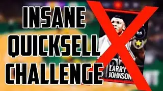 INSANE 91 LEGEND LARRY JOHNSON QUICKSELL CHALLENGE!! NBA Live Mobile 19 Gameplay