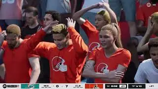 Cleveland Browns vs Miami Dolphins/ October 19 / Week 7 2025/Madden NFL