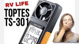 Best Budget Wind Speed Meter for RV & Outdoor || TOPTES TS-301 Anemometer Review || RV'ing with Luck