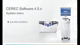 CEREC SW 4.5.x - System menu