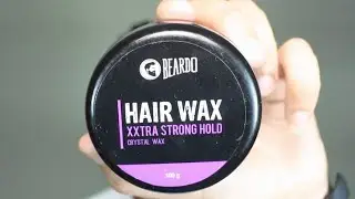 Beardo XXtra Stronghold Crystal Hair Wax Review!