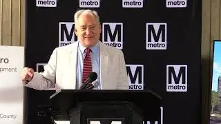County Executive Marc Elrich  comments from WMATA North Bethesda Metro May 27, 2025
