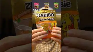 HARIBO GOLD BEARS EATING AND RATING #shorts #foodasmr #mukbang