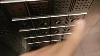 SHAKY! Old Thyssen traction elevator with SHAFT view ! | Reims, FrancIe