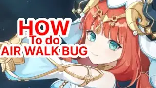 How to do the AIR WALK BUG | Genshin Impact