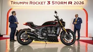 Представлен новый Triumph Rocket 3 Storm R 2026 года! Мощный круизер! 🔥🚨 | Последний обзор!