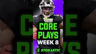 DraftKings NFL DFS Week 8 Core Plays | Sunday 10/26/2025 DFS Picks