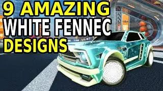 9 AMAZING *WHITE FENNEC* DESIGNS! | Rocket League